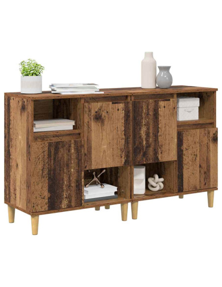 Sideboards 2 pcs Legno vecchio 60 x 35 x 70 cm