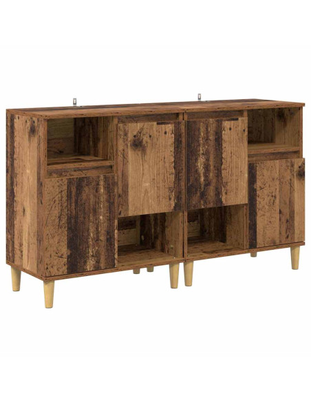Sideboards 2 pcs Legno vecchio 60 x 35 x 70 cm