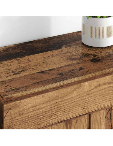 Mobile a muro 2 pcs Legno vecchio 69,5 x 34 x 90 cm
