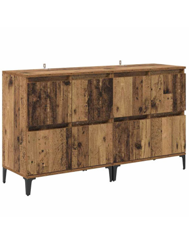 Sideboards 2 pcs Legno vecchio 60 x 35 x 70 cm