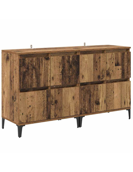 Sideboards 2 pcs Legno vecchio 60 x 35 x 70 cm