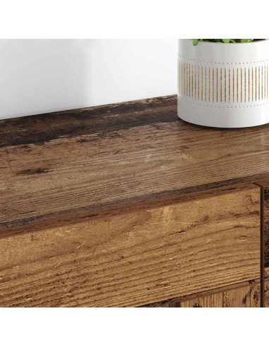 Mobile a muro 2 pcs Legno vecchio 69,5 x 34 x 90 cm