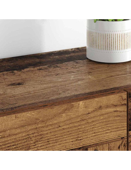 Mobile a muro 2 pcs Legno vecchio 69,5 x 34 x 90 cm