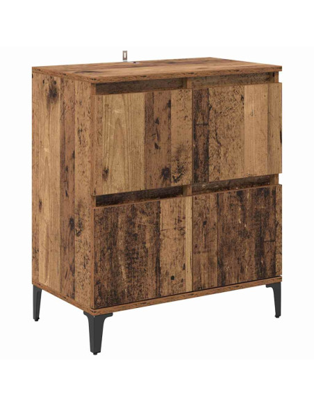 Sideboards 3 pcs Legno vecchio 60 x 35 x 70 cm