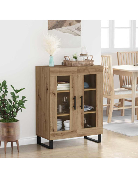 Credenza Rovere artigianale 69,5 x 34 x 90 cm Legno multistrato