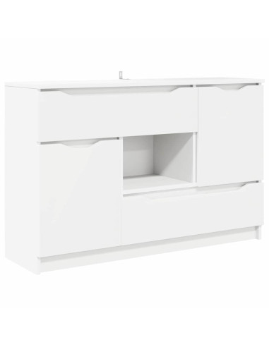 Credenza con cassetto Bianco 100 x 30 x 65,6 Legno multistrato