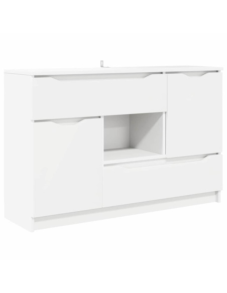 Credenza con cassetto Bianco 100 x 30 x 65,6 Legno multistrato