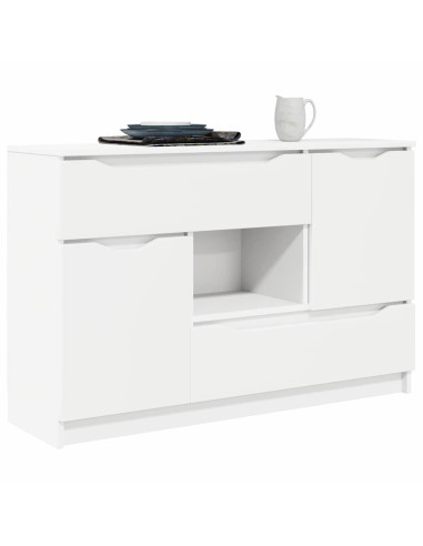 Credenza con cassetto Bianco 100 x 30 x 65,6 Legno multistrato