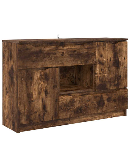 Credenza Rovere fumé 100 x 30 x 65,6 Legno multistrato