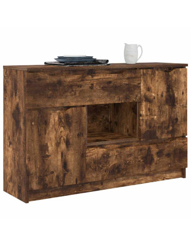 Credenza Rovere fumé 100 x 30 x 65,6 Legno multistrato