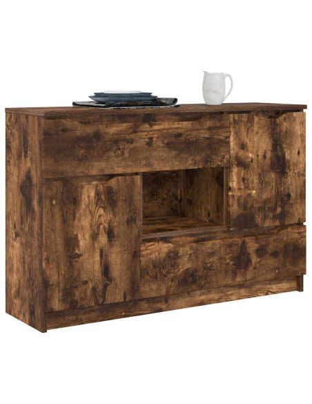 Credenza Rovere fumé 100 x 30 x 65,6 Legno multistrato