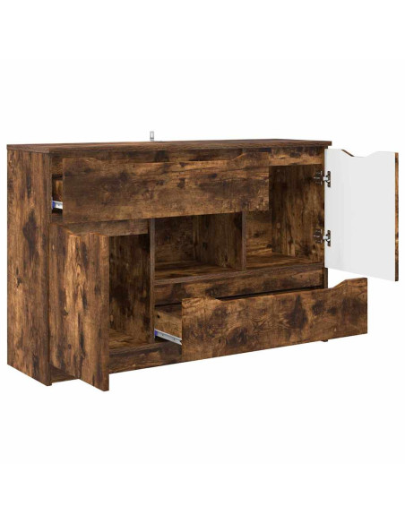Credenza Rovere fumé 100 x 30 x 65,6 Legno multistrato