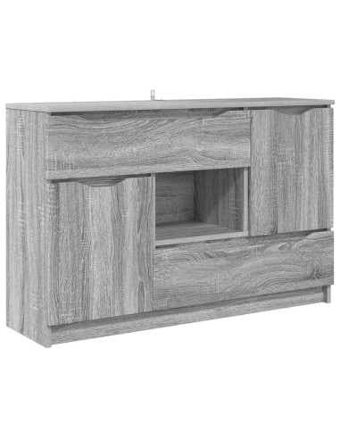 Credenza Grigio Sonoma 100 x 30 x 65,6 Legno multistrato