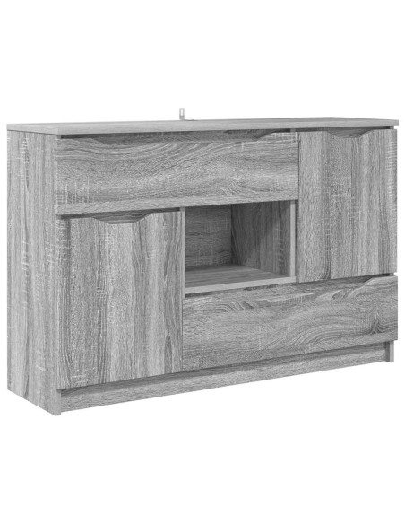 Credenza Grigio Sonoma 100 x 30 x 65,6 Legno multistrato