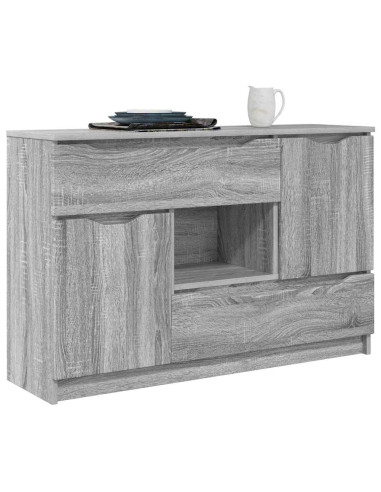 Credenza Grigio Sonoma 100 x 30 x 65,6 Legno multistrato