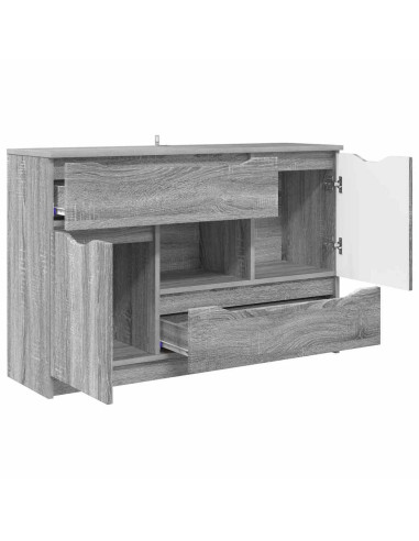 Credenza Grigio Sonoma 100 x 30 x 65,6 Legno multistrato