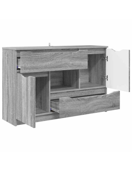 Credenza Grigio Sonoma 100 x 30 x 65,6 Legno multistrato