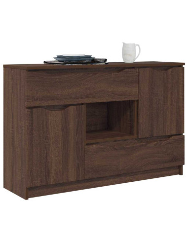 Credenza Rovere Marrone 100 x 30 x 65,6 Legno multistrato