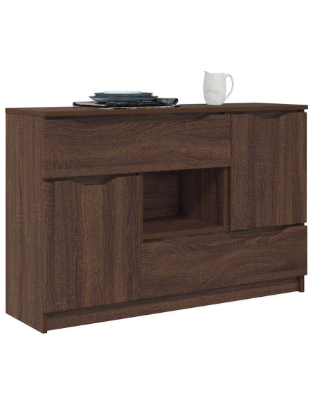 Credenza Rovere Marrone 100 x 30 x 65,6 Legno multistrato
