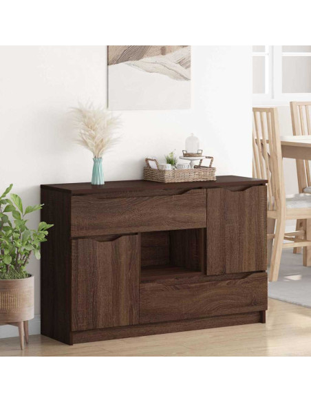 Credenza Rovere Marrone 100 x 30 x 65,6 Legno multistrato