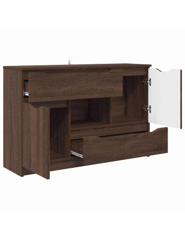 Credenza Rovere Marrone 100 x 30 x 65,6 Legno multistrato