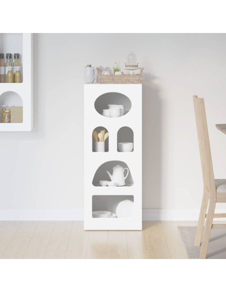 Credenza Bianco 40 x 35 x 100,5 cm Legno multistrato