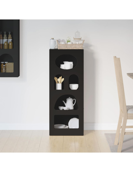 Credenza Nero 40 x 35 x 100,5 cm Legno multistrato