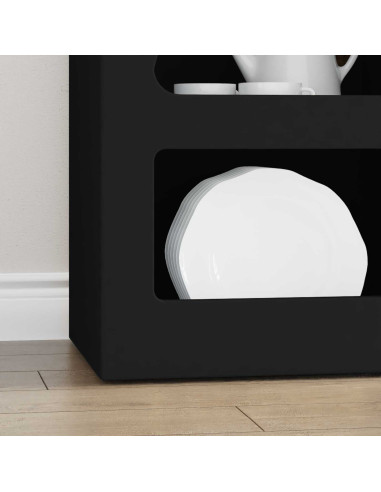 Credenza Nero 40 x 35 x 100,5 cm Legno multistrato