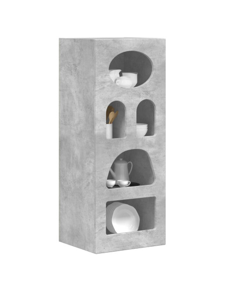 Credenza Grigio cemento 40 x 35 x 100,5 cm Legno multistrato