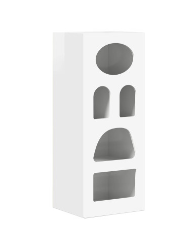 Credenza Bianco Lucido 40 x 35 x 100,5 cm Legno multistrato