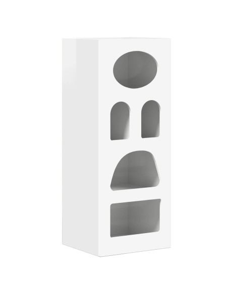 Credenza Bianco Lucido 40 x 35 x 100,5 cm Legno multistrato