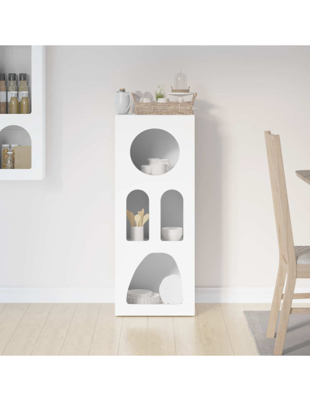 Credenza Bianco 40 x 35 x 100.5 cm Legno multistrato