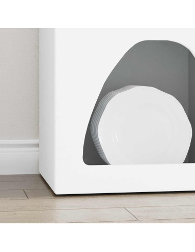 Credenza Bianco 40 x 35 x 100.5 cm Legno multistrato