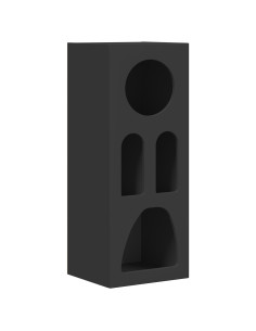 Credenza Nero 40 x 35 x 100.5 cm Legno multistrato 2