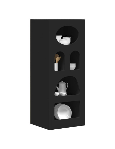 Credenza Nero 40 x 35 x 100.5 cm Legno multistrato