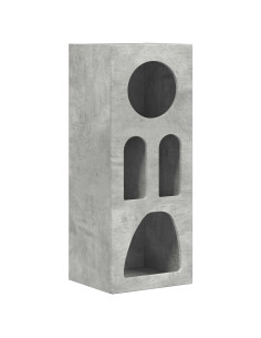 Credenza Grigio cemento 40 x 35 x 100.5 cm Legno multistrato 2