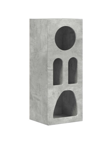 Credenza Grigio cemento 40 x 35 x 100.5 cm Legno multistrato