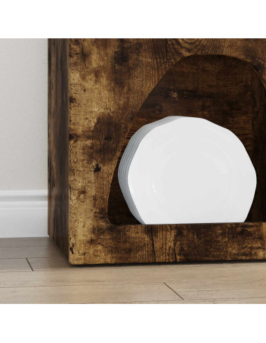 Credenza Rovere fumé 40 x 35 x 100.5 cm Legno multistrato