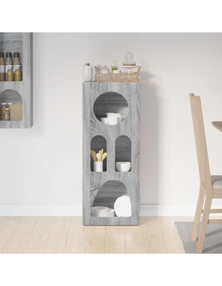 Credenza Grigio Sonoma 40 x 35 x 100.5 cm Legno multistrato