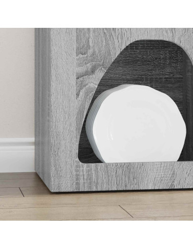Credenza Grigio Sonoma 40 x 35 x 100.5 cm Legno multistrato