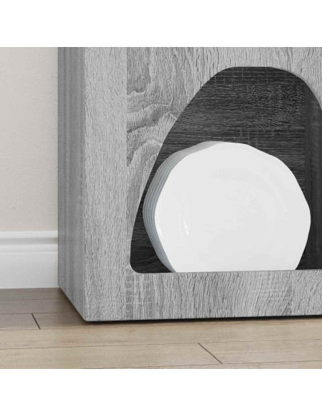 Credenza Grigio Sonoma 40 x 35 x 100.5 cm Legno multistrato