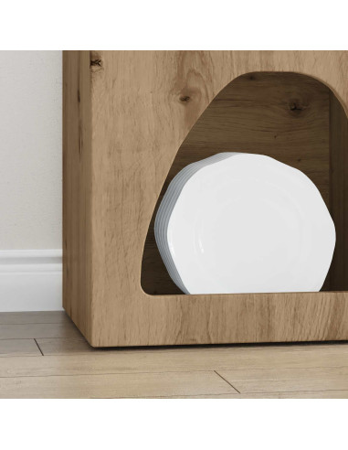 Credenza Rovere artigianale 40 x 35 x 100.5 cm