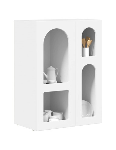 Credenza Bianco 59 x 35 x 80.5 cm Legno multistrato