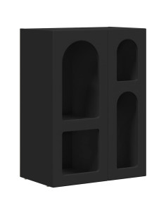 Credenza Nero 59 x 35 x 80.5 cm Legno multistrato 2