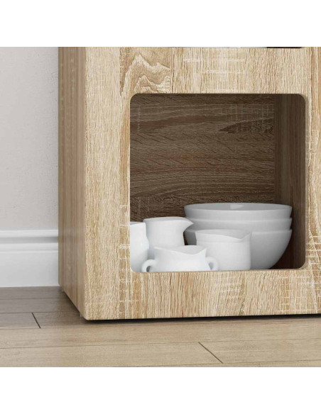Credenza Rovere Sonoma 59 x 35 x 80.5 cm Legno multistrato