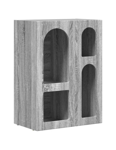 Credenza Grigio Sonoma 59 x 35 x 80.5 cm Legno multistrato