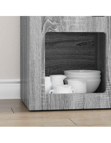 Credenza Grigio Sonoma 59 x 35 x 80.5 cm Legno multistrato