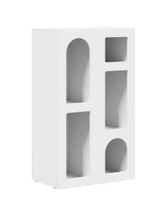 Credenza Bianco 59 x 35 x 100,5 cm Legno multistrato 2
