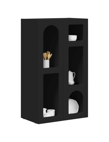 Credenza Nero 59 x 35 x 100,5 cm Legno multistrato