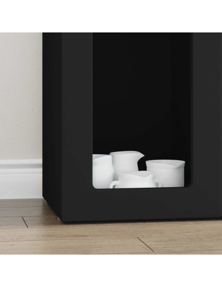 Credenza Nero 59 x 35 x 100,5 cm Legno multistrato